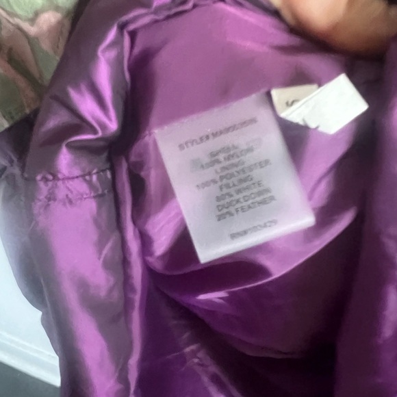 Anorak Purple CHEVRON QUILTED VEST, size XL - Picture 4 of 6